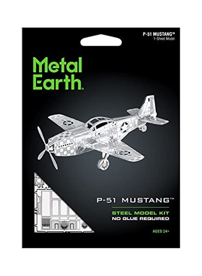 Fascinations Metal Earth Airplane 3D Model Kit - Image 1