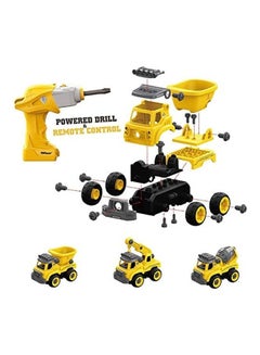 Take Apart Toys With Electric Drill Set multicolour