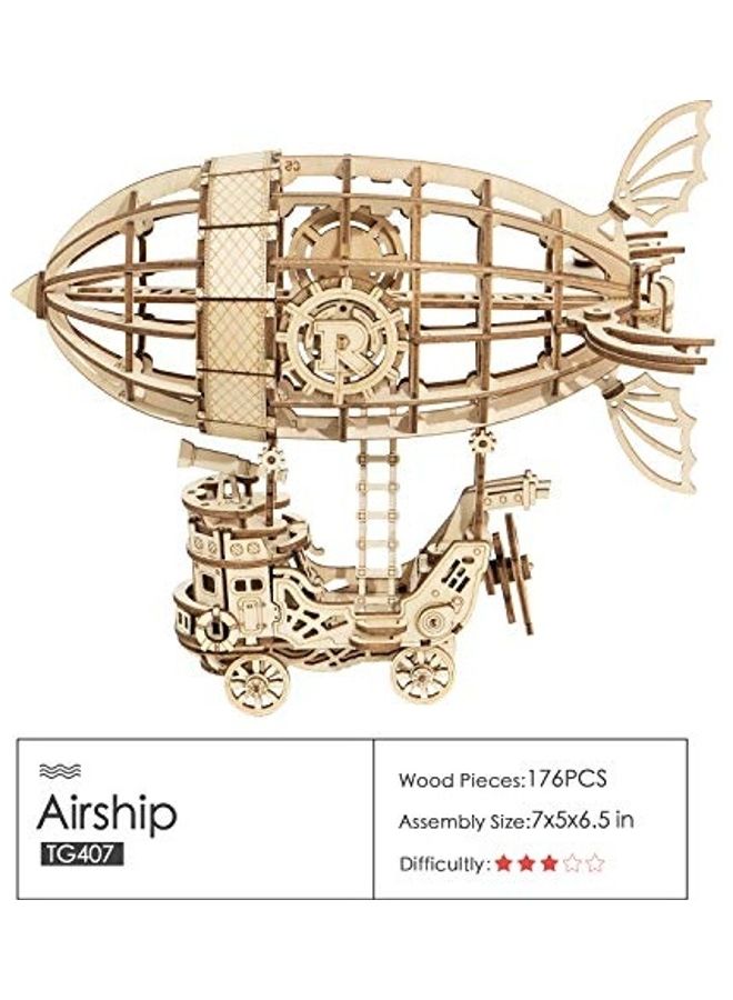 Rolife 3D Airship Puzzle 6.5x7x5inch  - Image 1