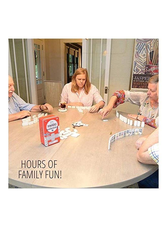 ريجال جيمز - Dot Dominoes Mexican Train Game Set 3x7.75x4.75inch - Image 1