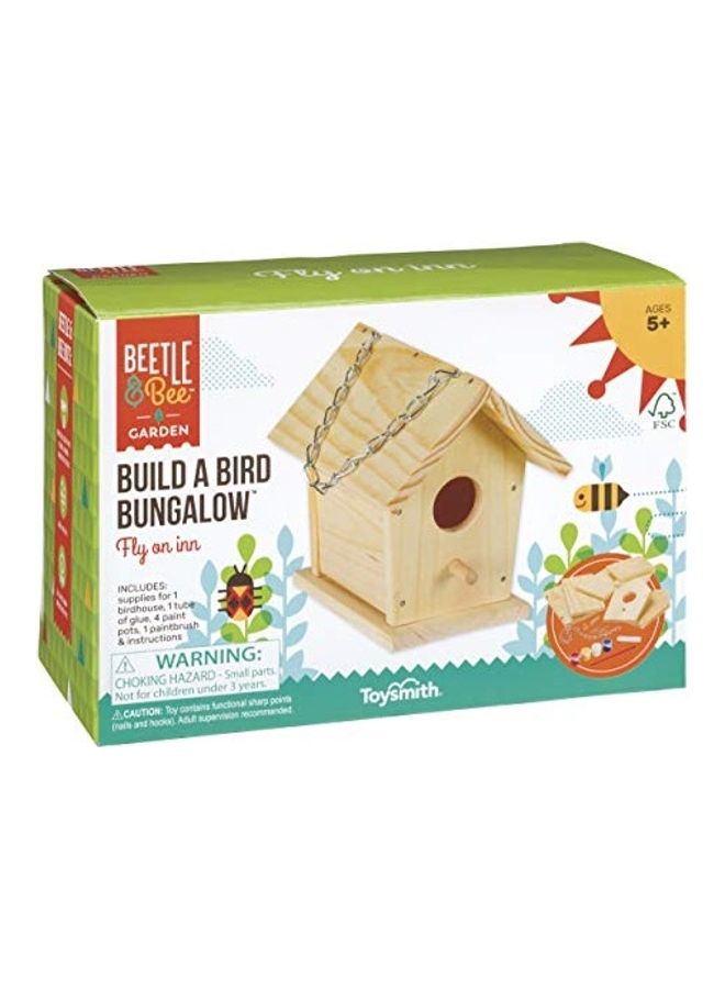 توي سميث Beetle And Bee Build A Bird Bungalow Set 6x5x7inch - Image 1
