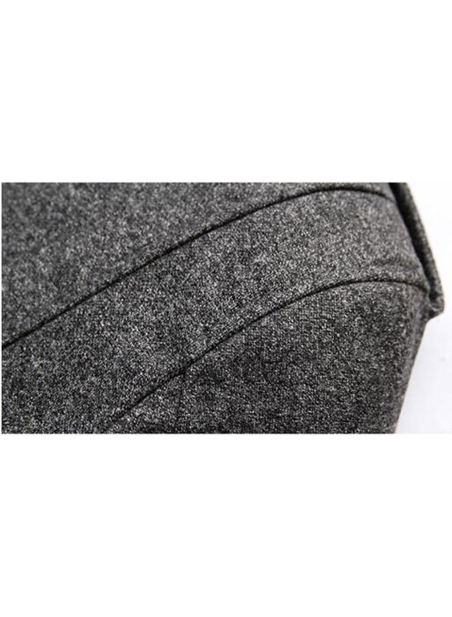 HALAMODO Casual Woollen Overcoat Grey  - Image 2