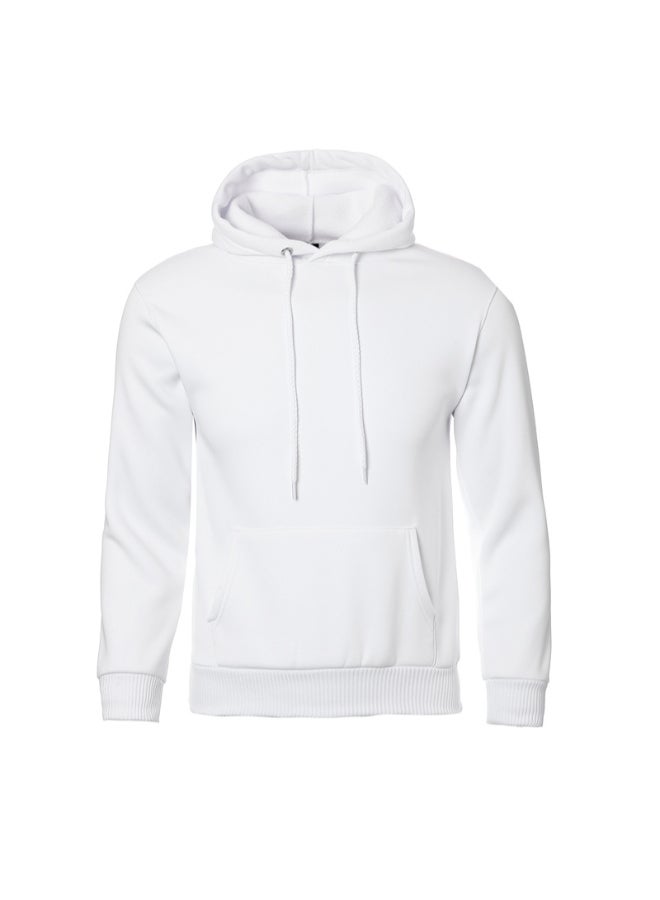 HALAMODO Pure Cotton Hoodie White  - Image 1