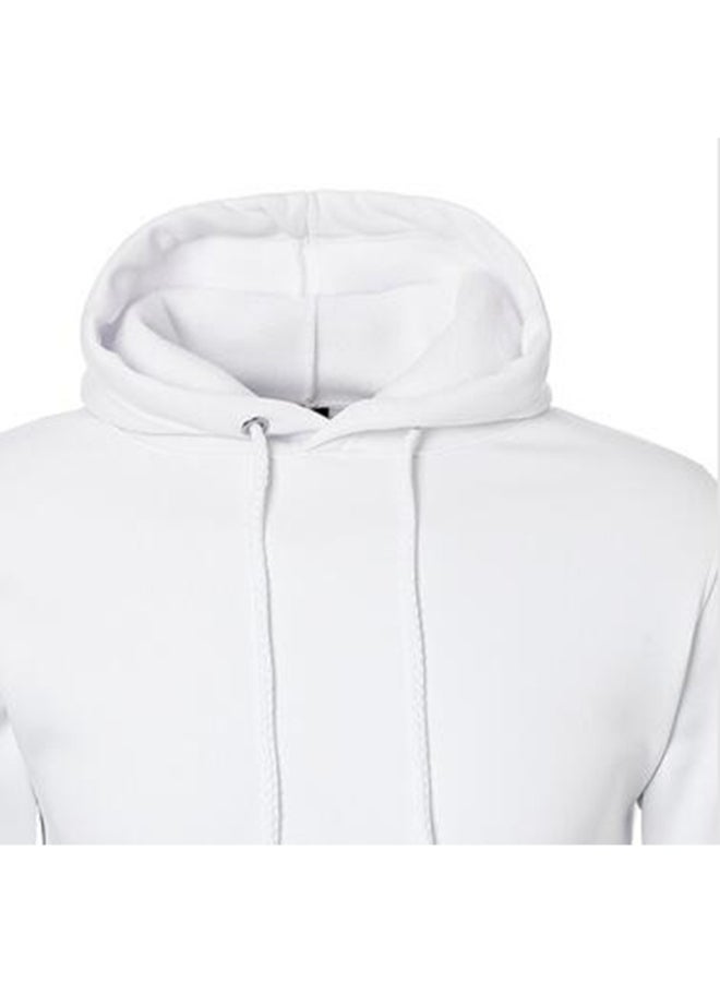 HALAMODO Pure Cotton Hoodie White  - Image 2