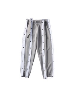 Loose Basketball Sweatpants Grey/White - v1630737005/N50614020V_2