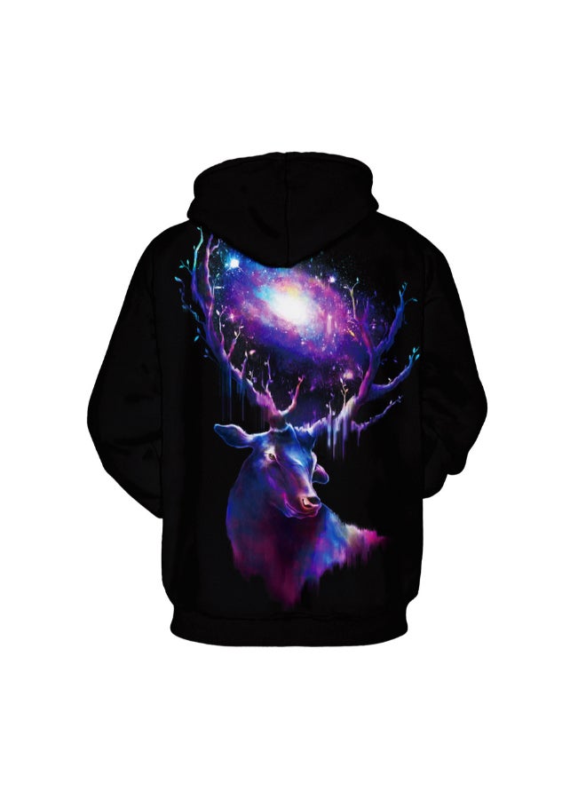 HALAMODO - Animal Digital Printing Hoodie Multicolour - Image 1