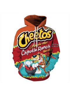 Cheetos Snacks Digital Printing Hooded Pullover Multicolour