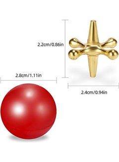 زي دكس Retro Metal Jacks And Ball Game Kit  - Image 3