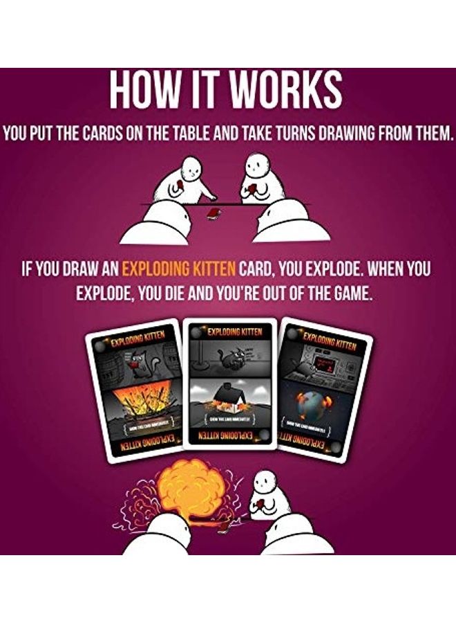 Exploding Kittens LLC Russian Roulette Card Game  - Image 1