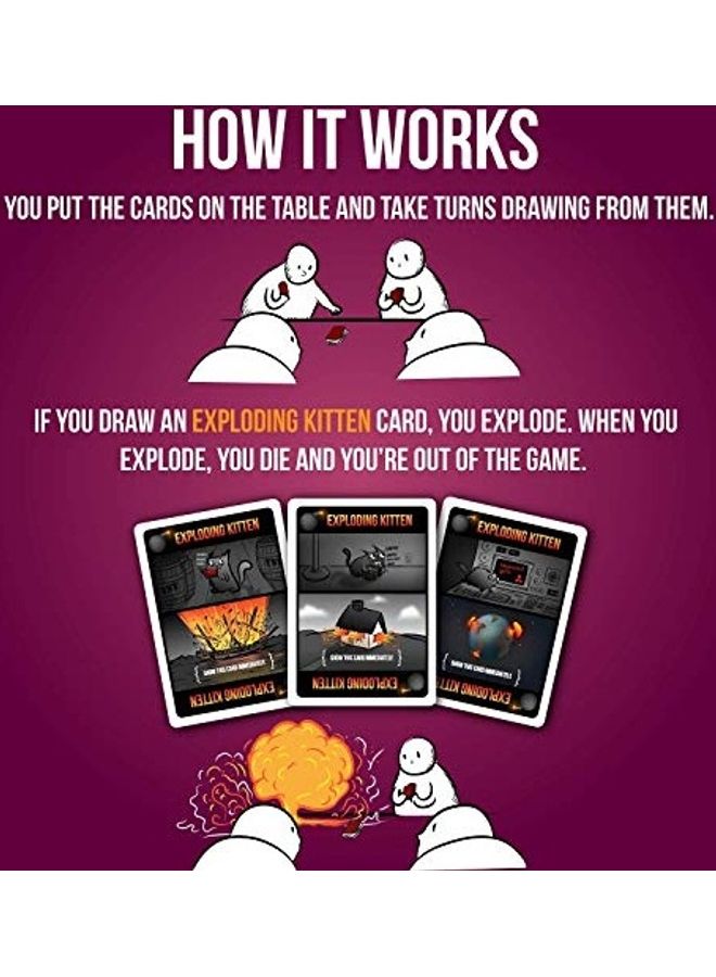 Exploding Kittens LLC Russian Roulette Card Game  - Image 2