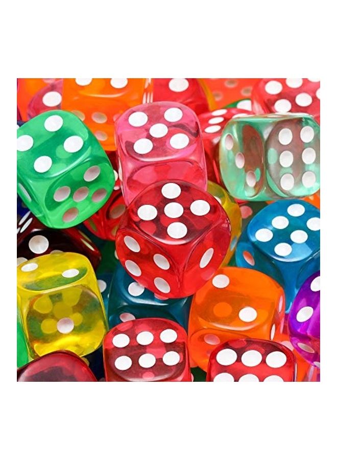 Blulu - 100-Piece 6-Sided Game Dice Set - Image 1