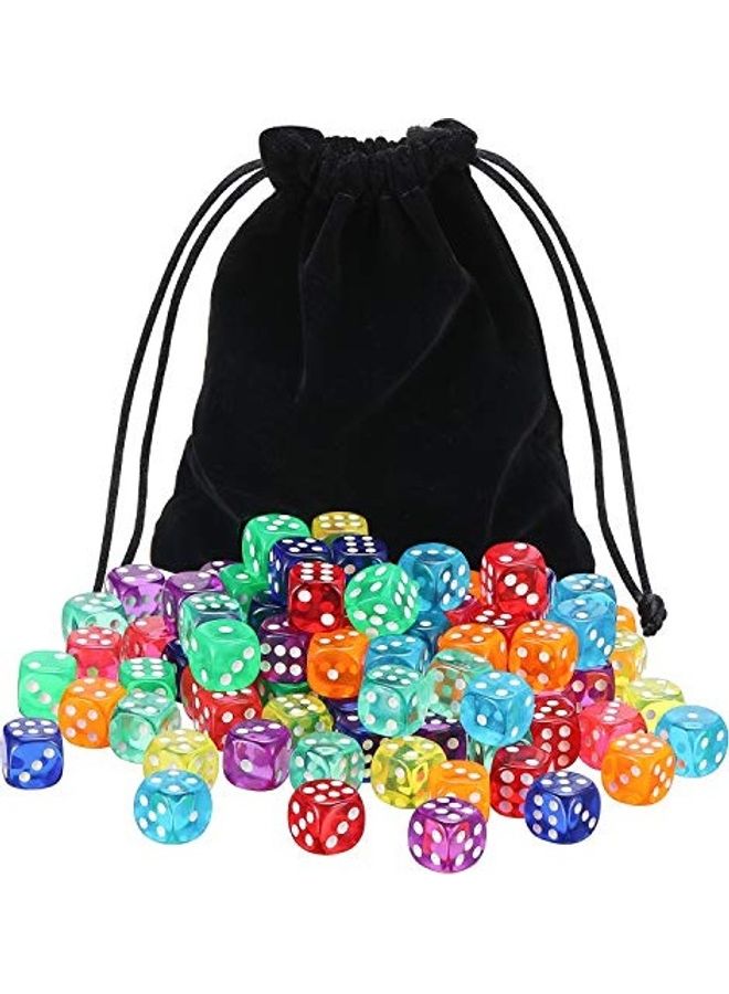 Blulu - 100-Piece 6-Sided Game Dice Set - Image 1