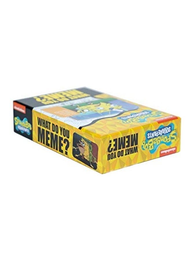 WHAT DO YOU MEME? - Spongebob Squarepants Deck Card Game Set - Image 1