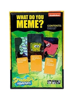 WHAT DO YOU MEME? Spongebob Squarepants Deck Card Game Set  - Image 1