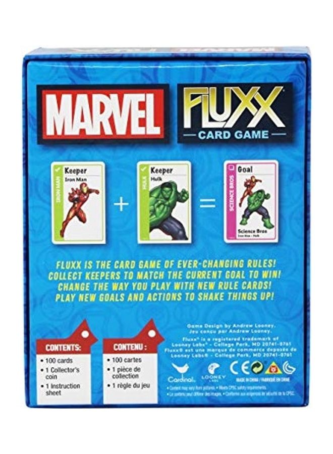 Spin Master Games Marvel Fluxx Card Game With Collector's Coin 6.25X1.5X5inch - Image 2