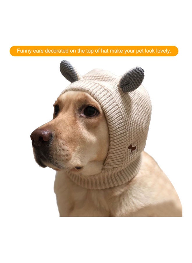 قبعة محبوكة للحيوانات الأليفة رمادي 24x2x16سم - Image 2