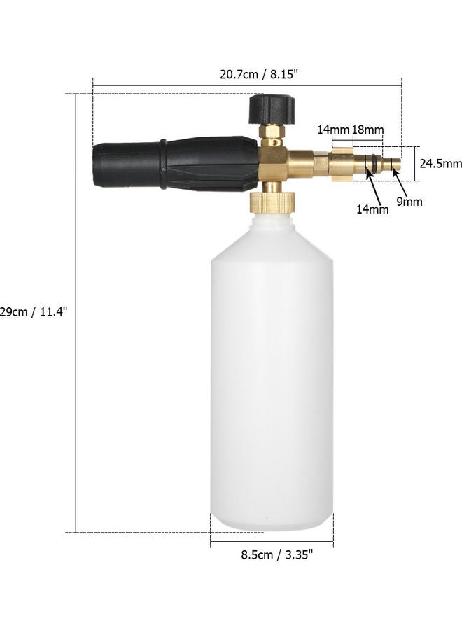 Generic Adjustable Foam Lance Bottle For Lavor Pressure Car Washer  - Image 5