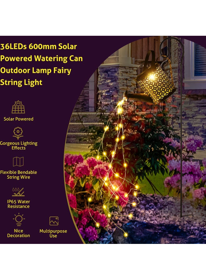شريط إضاءة LED مقاوم للماء يعمل بالطاقة الشمسية مناسب للأماكن الخارجية أبيض دافئ  - Image 5