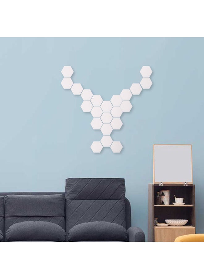 Honeycomb Design Hexagonal LED Touch Quantum Light White