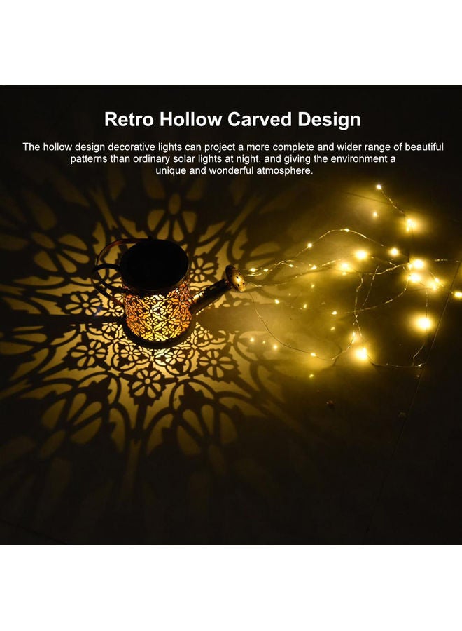 Generic Water Can Design Solar Powered LED String Light Warm White  - Image 3