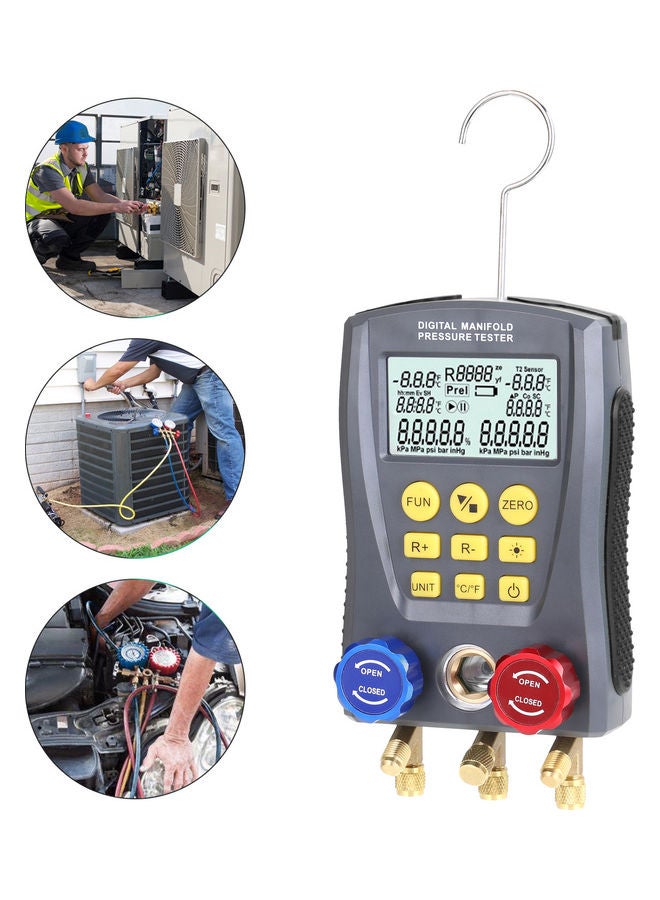 Digital Temperature Manifold Gauge Tester Multicolour - Image 5