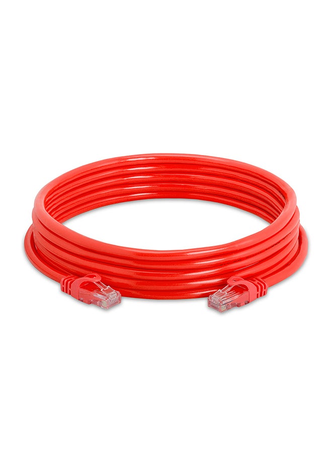 High Speed RJ45 cat6 Ethernet Patch Cable LAN Cable Compatible for PS4/PS3, Nintendo Switch, Raspberry Pi 4, Smart TV, Computer, Modem, Router Red - v1630749684/N50488599A_2