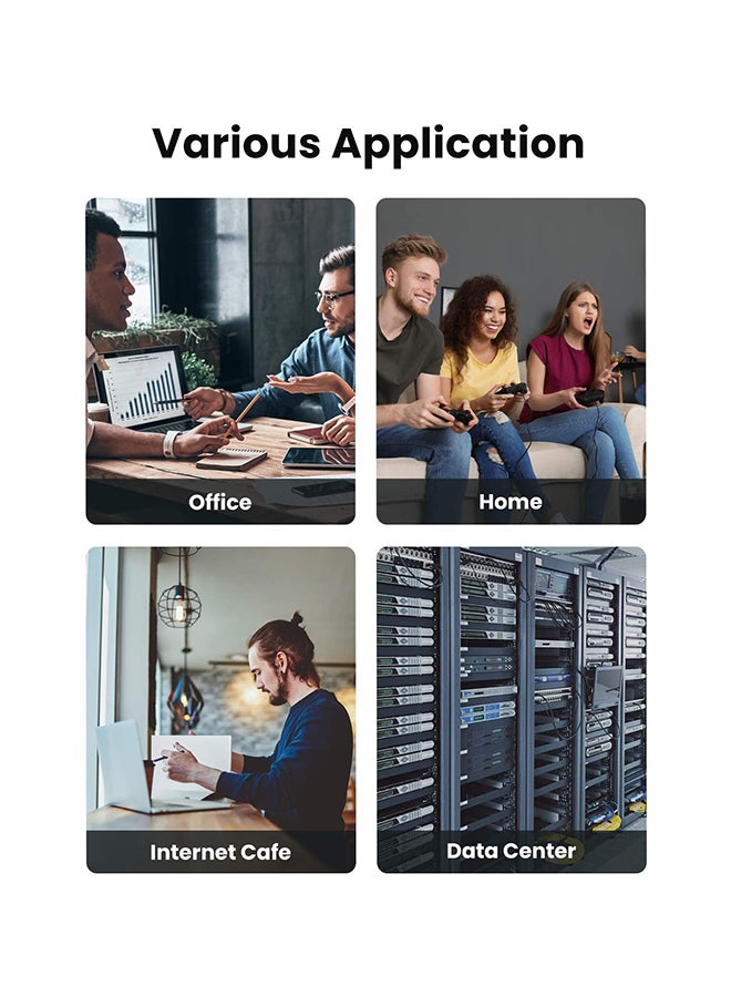 S تك كابل توصيل إيثرنت RJ45 CAT6 عالي السرعة بطول 2 متر/16.4 قدم أحمر - Image 3