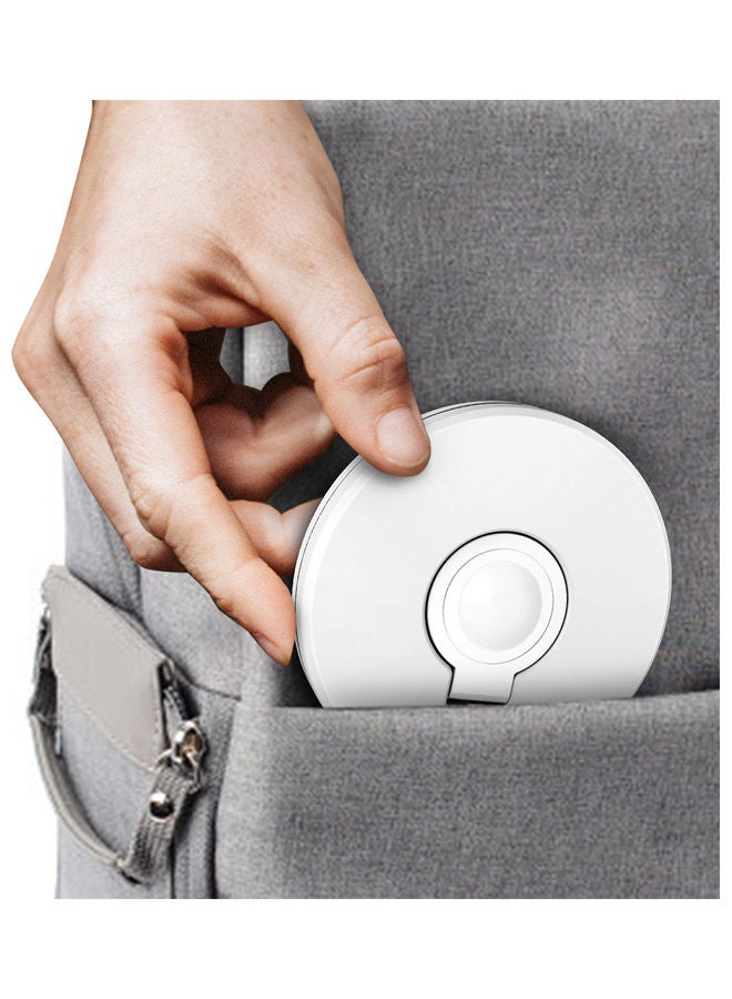 Portable Watch Charger Stand With Charging Cable For Apple Watch Series SE/6/5/4/3/2/1 White - Image 5