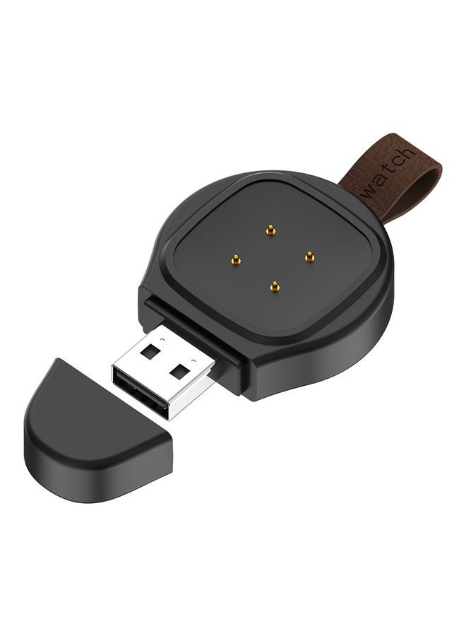 Travel Cordless Car Charger Compatible with Versa 3 Smartwatch Black - Image 4