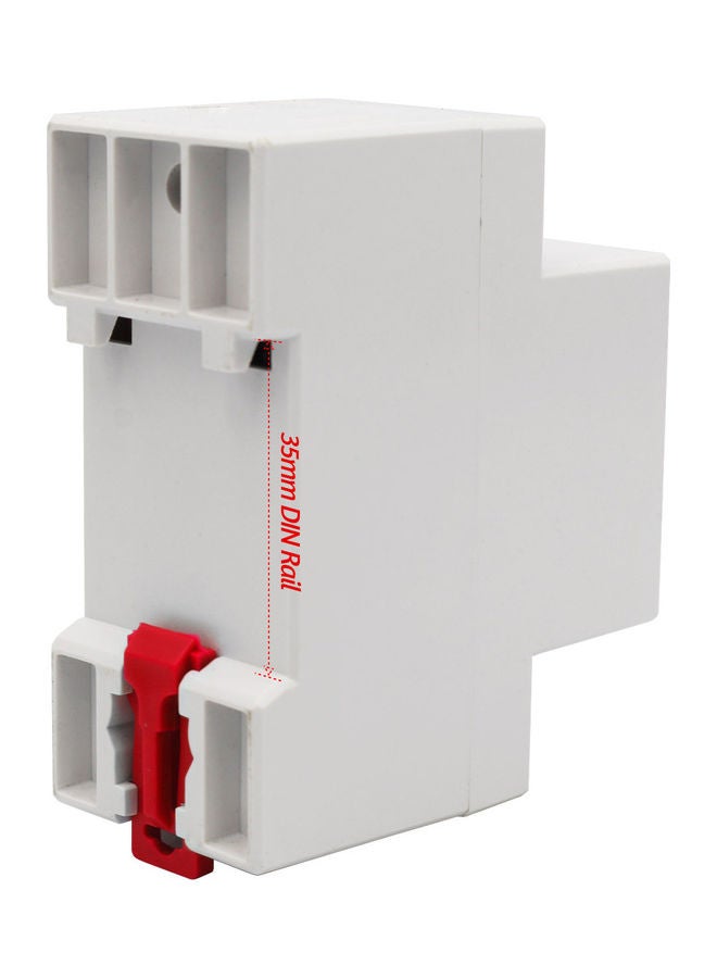 مقياس طاقة DDM15SD أحادي الطور ، يثبت على سكة DIN . أبيض 8.00 x 4 x 7سم - Image 2