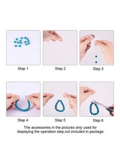 Generic 3-Piece Jewelry Cord Elastic Bracelet Rope Crystal Beading 5x5x4cm  - Image 5