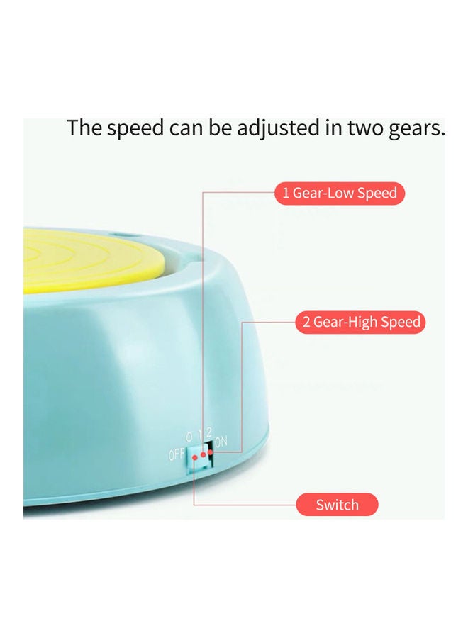 Pottery Wheel Set Electric Ceramic Wheel Machine With Clay Paintbrushes Palette Pink - Image 4