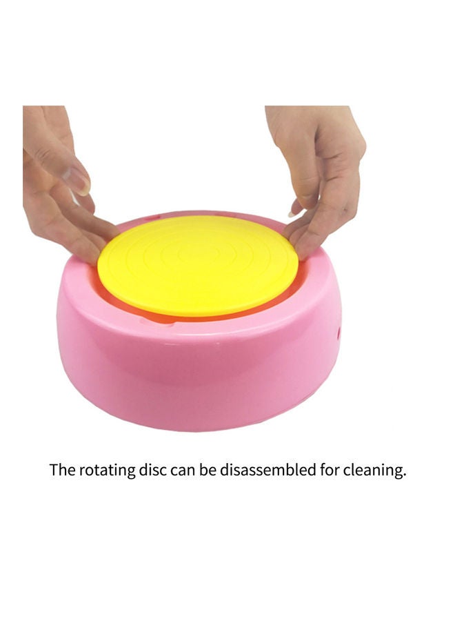 Pottery Wheel Set Electric Ceramic Wheel Machine With Clay Paintbrushes Palette Pink - Image 2