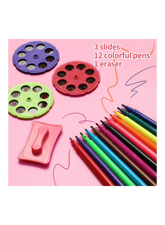 لوحة رسم لعرض لوحة رسم مكتب التعلم أصفر - Image 3