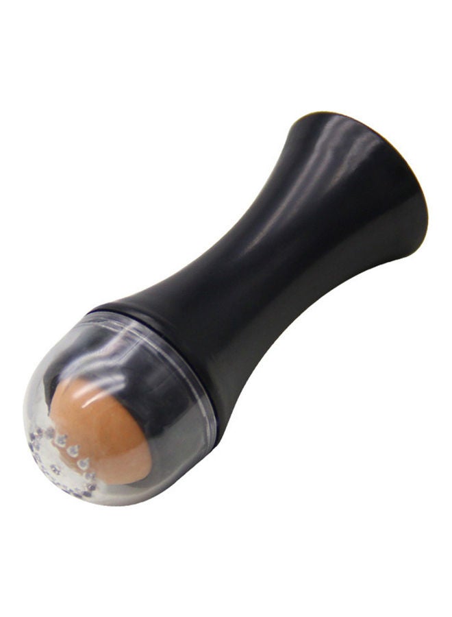 Generic - Oil-Absorbing Volcanic Face Roller Black 17 x 3.3 x 7.5cm - Image 1