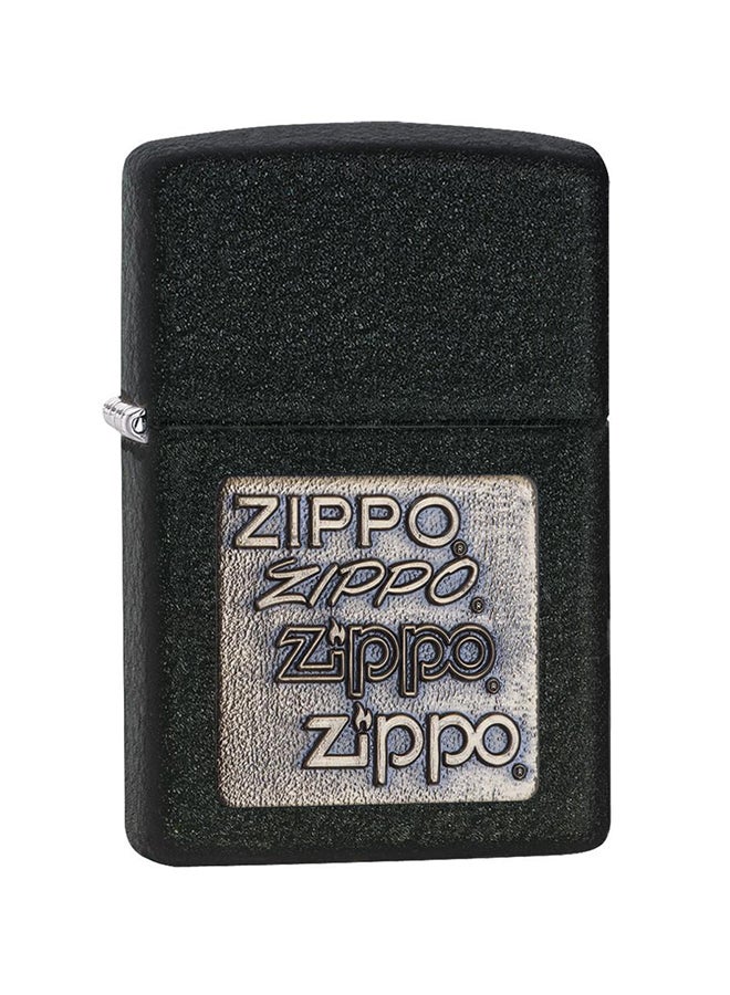 زيبو ولاعة مضادة للرياح بتصميم شعار برونزي