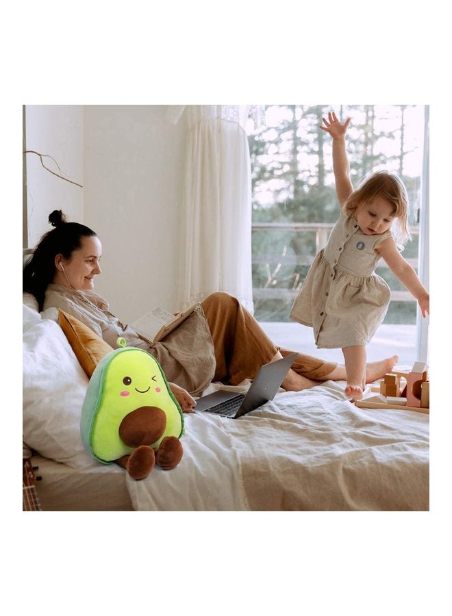 Alfa.life - Snuggly Stuffed Avocado Fruit Soft Plush Toy 30 x 15 x 10cm - Image 1