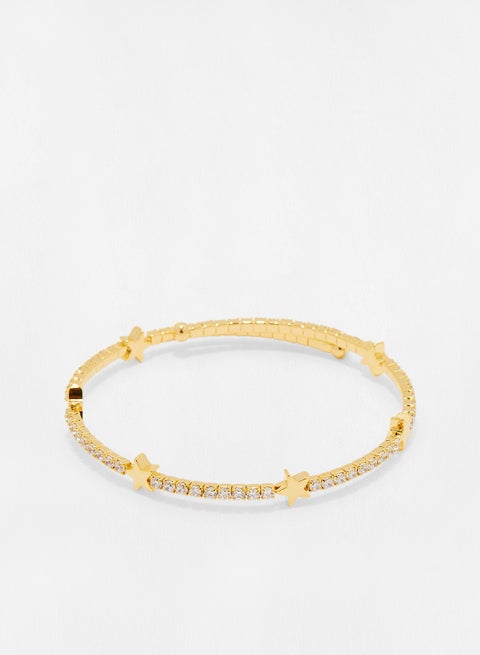 سوار مرن بتصميم ملفوف مزين بنجوم