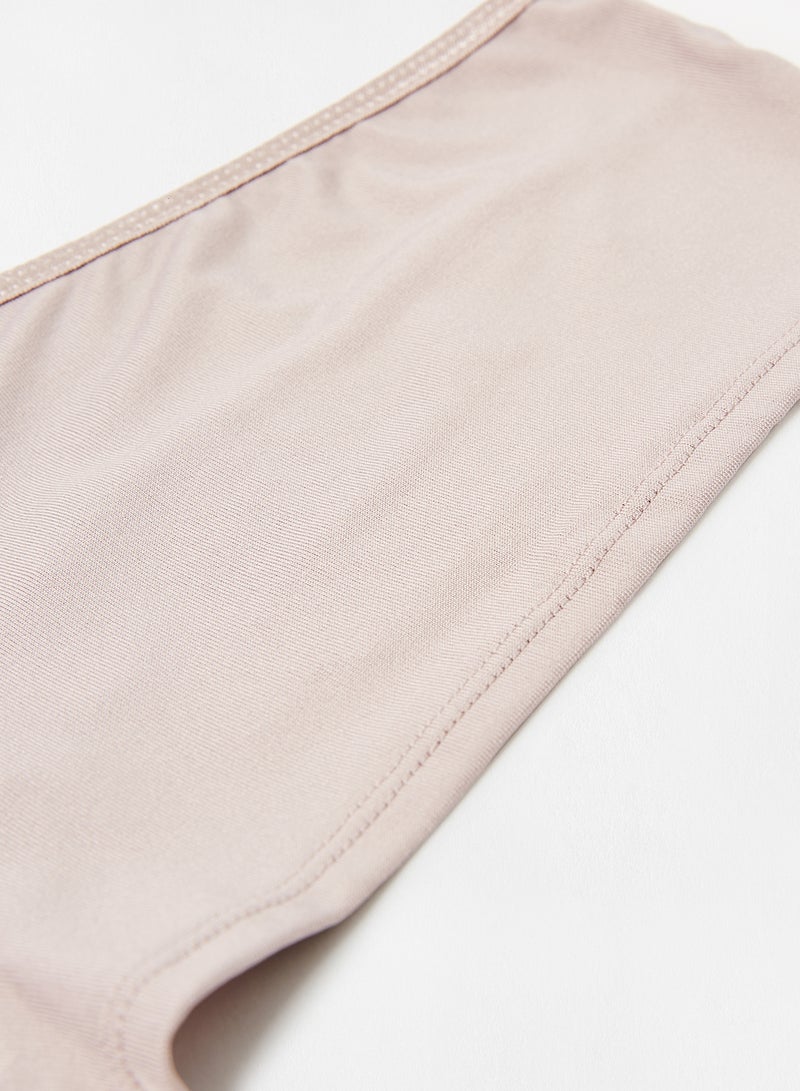 Aila - Lace Pattern Boyshorts Beige - Image 1