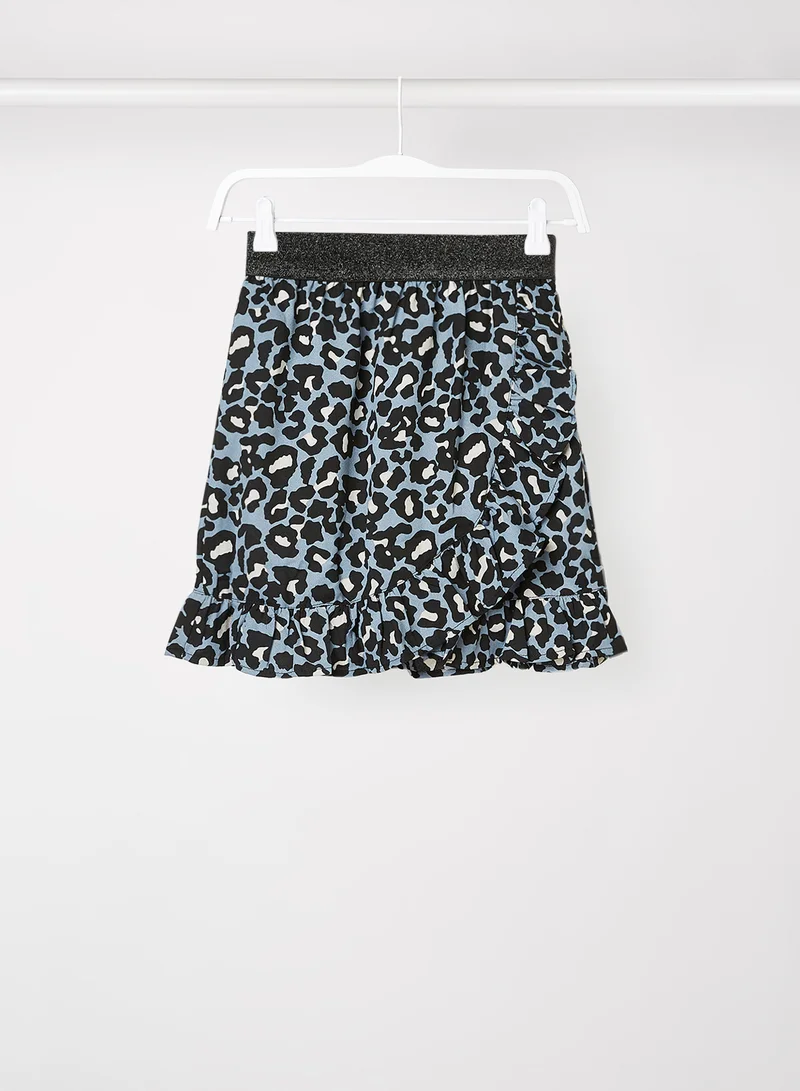 DJDUTCHJEANS Kids/Teen Leopard Print Skirt