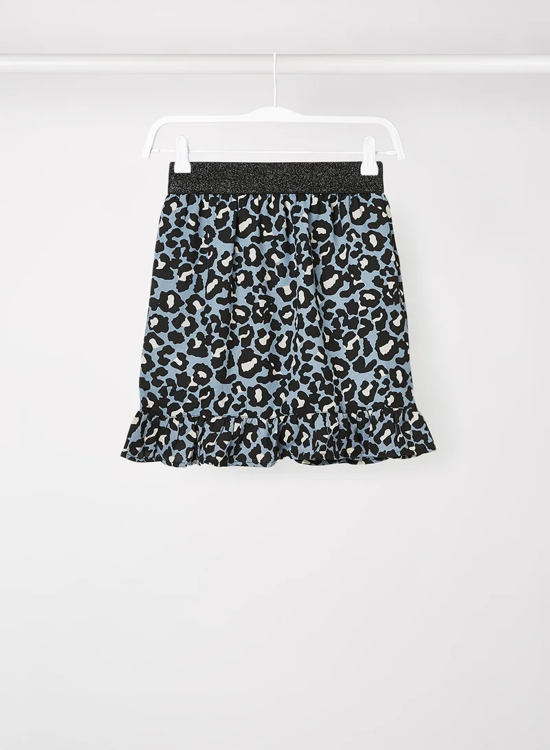 DJDUTCHJEANS Kids/Teen Leopard Print Skirt