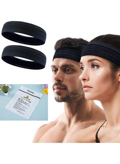 Rock Pow 2-Piece Non-Slip Headband Set 22cm 22cm  - Image 1