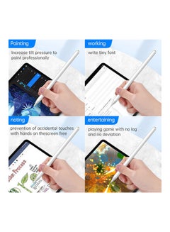 تشوتيك قلم تأشيري إلكتروني رقمي من الجيل الرابع مضاد للمس الخاطئ لجهاز أبل آي باد أبيض  - Image 4