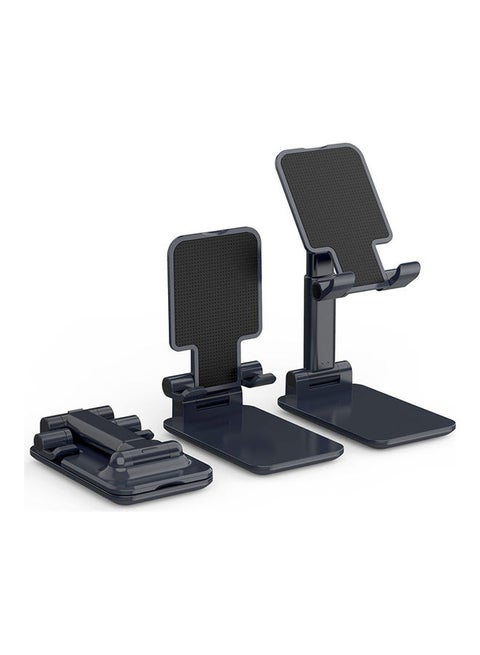 Adjustable Foldable Desktop Tablet And Mobile Phone Holder Black