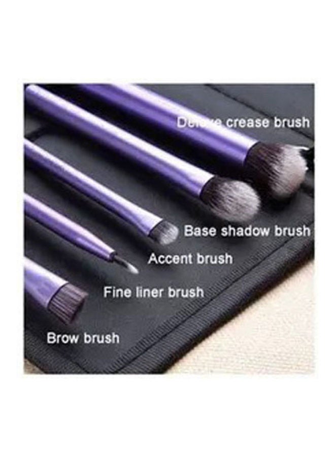 Rock Pow 12-Piece Face Make-Up Brush With 3 Carrying Bag Set Multicolour - Image 3