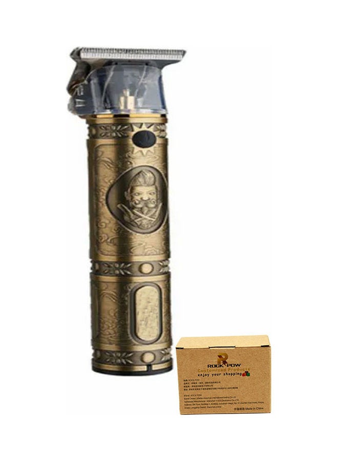 Rock Pow Electric Cordless Hair And  Beard Trimmer Gold - Image 1