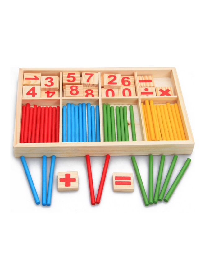 Wooden Counting  Stick Early Learning Mathematical Toy - Image 2