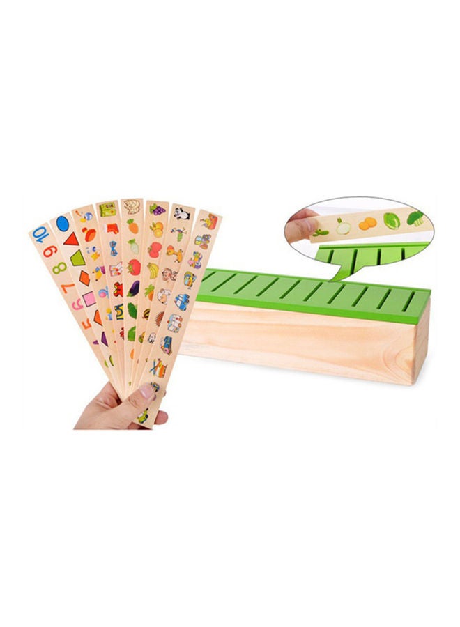 Wooden Knowledge Classification Learn-Checkers Box Toy  - Image 5