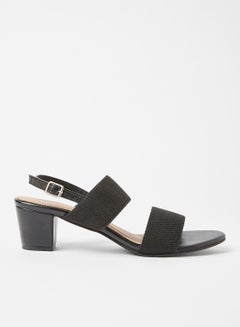 Sivvi x GenM Block Heel Sandals Black  - Image 1