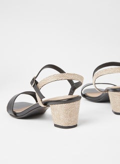Sivvi x GenM Block Heel Sandals Black  - Image 3